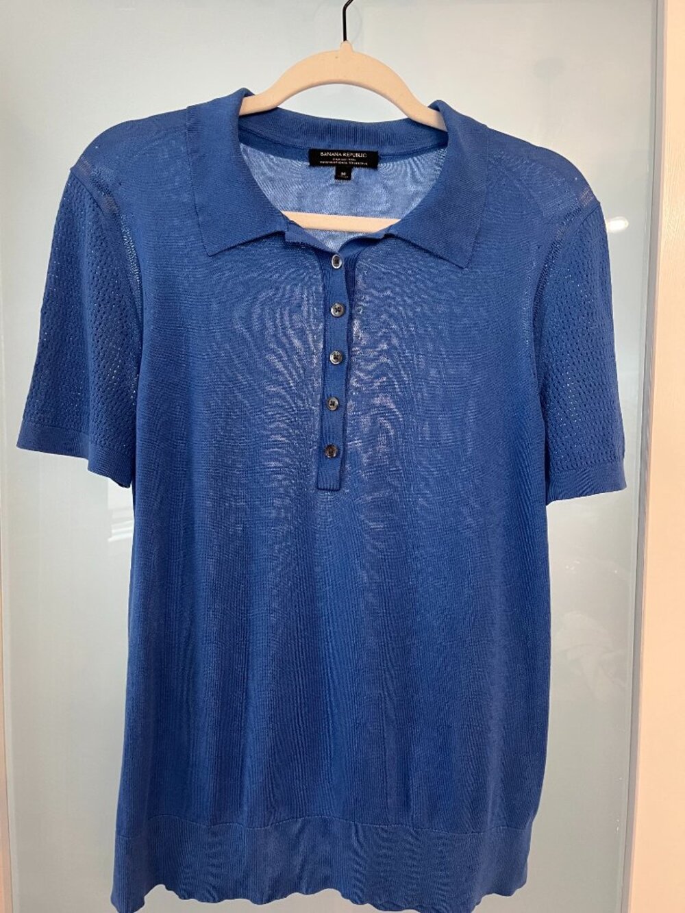 Banana Republic "International Exclusive" Silk Cotton Polo